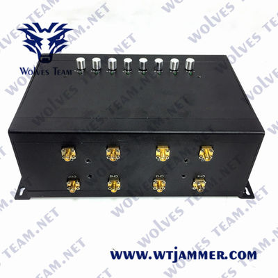 50m GSM WiFi CDMA Lojackの携帯電話の妨害機80W UHF VHF