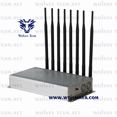 40W GSM LTE 5Gの携帯電話の妨害機のLojack VHF UHF信号のブロッカー