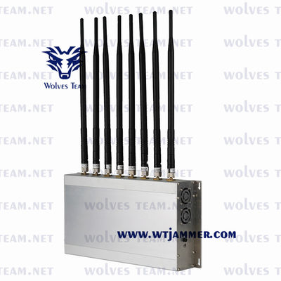 40W GSM LTE 5Gの携帯電話の妨害機のLojack VHF UHF信号のブロッカー