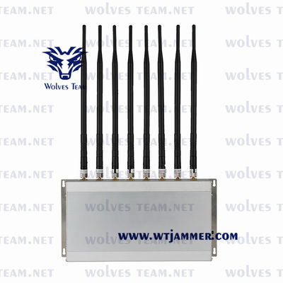 40W GSM LTE 5Gの携帯電話の妨害機のLojack VHF UHF信号のブロッカー
