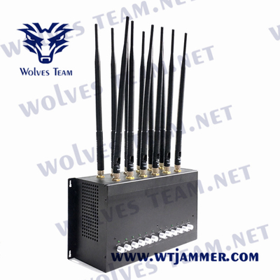 CDMA 24Wの携帯電話のブロッカー妨害機12のアンテナDCS GSM GPS WIFI