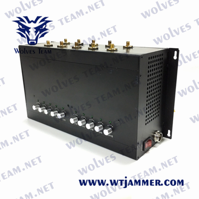DCS GSM GPS WIFI 50mの携帯電話信号の妨害機3G 4G 5G 10のアンテナUHF VHF