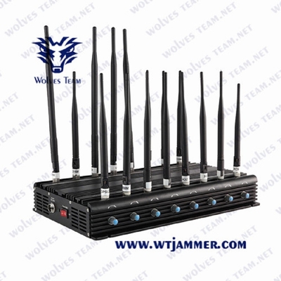 リモート・コントロール3G 4G 5G GSM Lojackの携帯電話の妨害機AC100-240V 35W