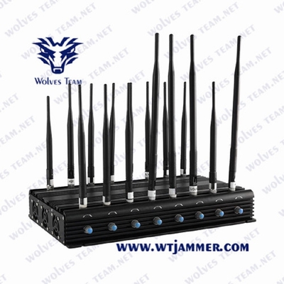 リモート・コントロール3G 4G 5G GSM Lojackの携帯電話の妨害機AC100-240V 35W