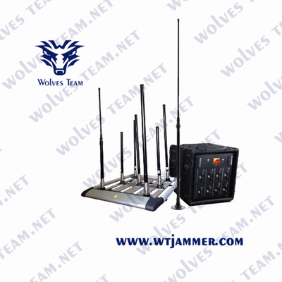 軍隊IEDの爆弾の妨害機500w WIFI 5.8 GPS GSM 3G 4G 5G