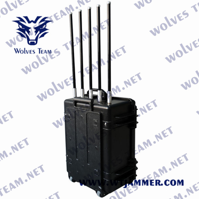 1200ワット軍屋外信号の妨害機240VAC GSM GPS WIFI 3G 4G 5G