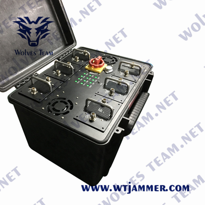 PCS DCS 500W GSMの携帯電話の妨害機UHF 500メートルのVHF