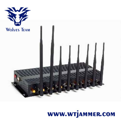 GSM WIFI無線信号の妨害機DCS PHS 16W携帯用アルミニウム箱