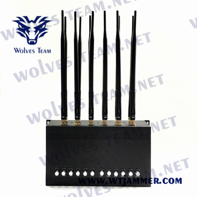 携帯電話のためのGSM CDMA 240VAC Lojackの妨害機12バンドVHF UHF 24W
