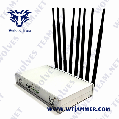 ACアダプターとの3G 4G 5G WiFi Lojack GPS信号の妨害機CDMA GSM 50W