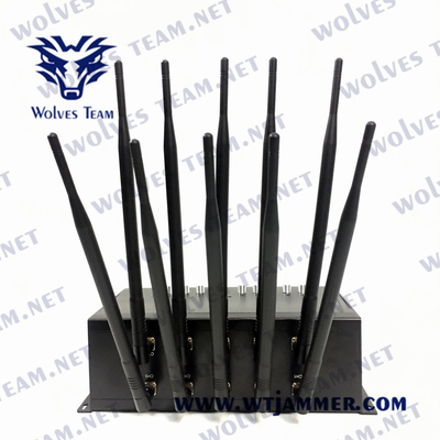 80W携帯電話の妨害機CDMA GSM DCS 3G 4G 5G AC240V DC5V 12A