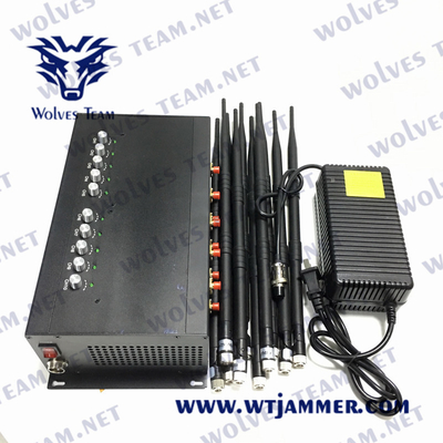 80W携帯電話の妨害機CDMA GSM DCS 3G 4G 5G AC240V DC5V 12A