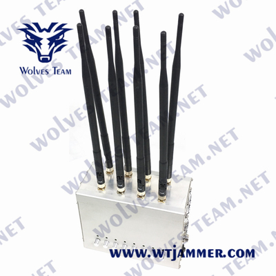 CDMA GSM Lojack信号の妨害機UHF VHF 2G 3G 4G 5G 80W 240VAC