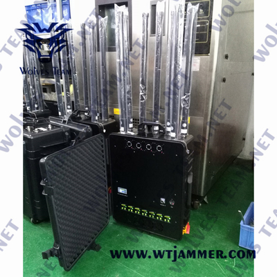 GSM WIFI携帯用信号の妨害機GPS VHF UHF 3G 4G 5G 12バンド1200W