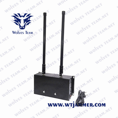 Omniの指向性アンテナのWifiの妨害機30m 2.4g 5.8gの金属のエンクロージャ