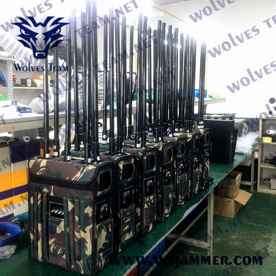 購入 220W 軍用バックパック信号妨害器 GSM PCS DCS 3G 4G 5G 5dBi online manufacture