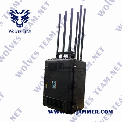300W Lte Military Signal Jammer 8 Channels 2G 3G 4G 5G GSM CDMA Anti Terrorism