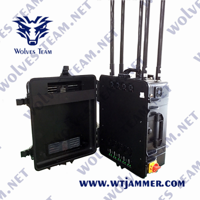 300W Lte Military Signal Jammer 8 Channels 2G 3G 4G 5G GSM CDMA Anti Terrorism