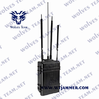 軍隊手持ち型信号の妨害機500メートルGSM WIFI GPS 8バンド