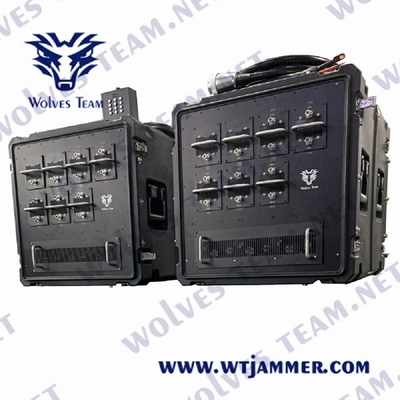 GSM LTE Bluetooth信号の妨害機のWiFi WLAN WiMAX GPS VHF UHF 500W DC27V