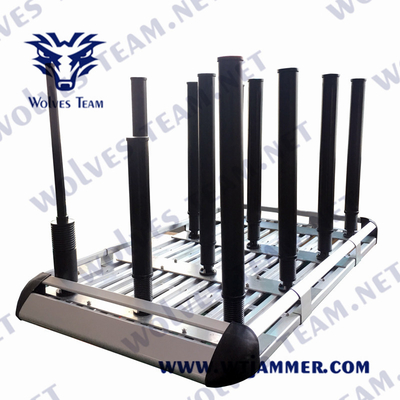 1000ワット車信号の妨害機VHF UHF GSM WIFI GPS 3G 4G 5G 960MHz