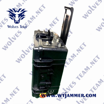 購入 IEDの攻撃のための500W Manpackの携帯電話の妨害機520MHz GSM 3G 4G 5G online manufacture