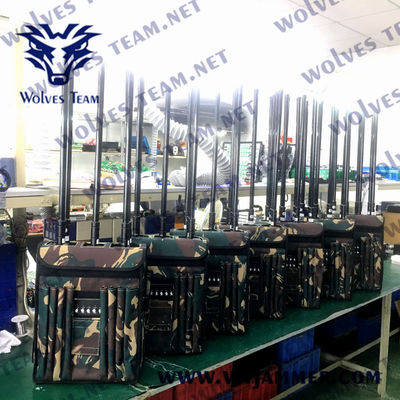 購入 調節可能 パワー マンパック RF ジャマー 200 メートル 4G 5G 携帯電話 EOD online manufacture