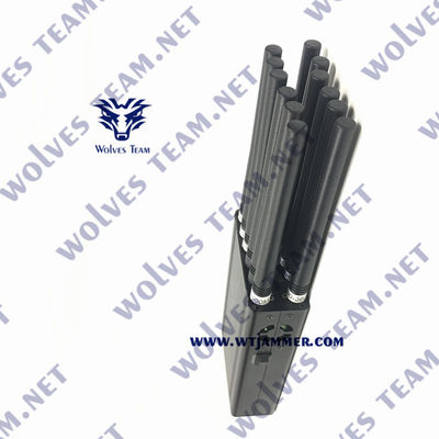 購入 CDMA GSM RF信号の妨害機3G 4G 5G WiFi手持ち型12W UHF VHF online manufacture