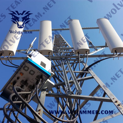 600w信号の妨害機軍2g 3g 4g Wifi VHF Uhfは頻度をカスタマイズする