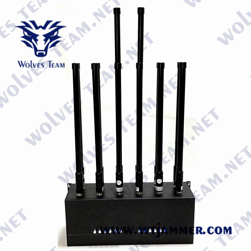 電池で造られるGSM PCS DCS CDMA 3G 4G 5Gの携帯電話信号の妨害機の高い発電