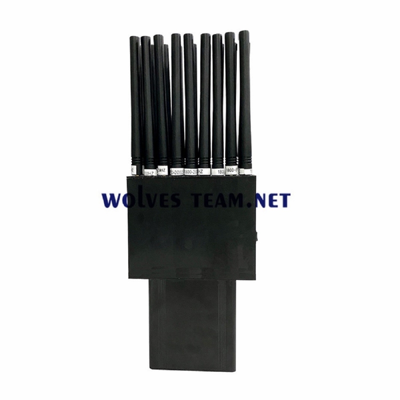 GPS RF315/433MHz WiFi UHF VHF無線信号の妨害機18のアンテナ2G 3G 4G 5G