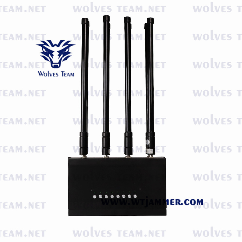 8バンド 電話信号妨害器 175w 無線 RF Wifi2.4g Wifi 5.8g Cdma 3g 4g