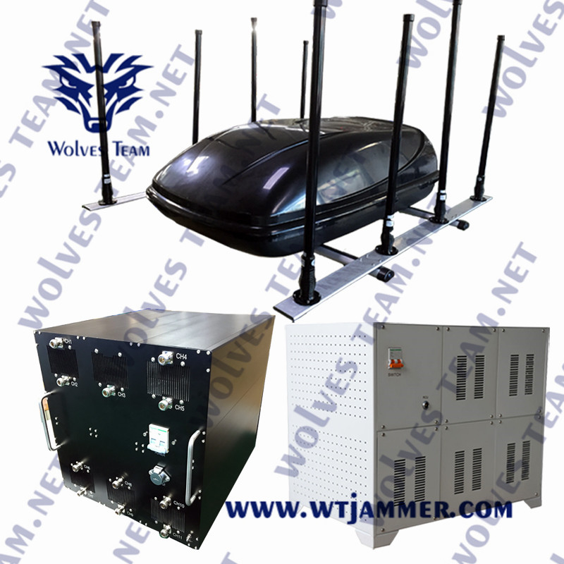 6バンド 高電力 WiFi1.2g WiFi2.4G WiFi5.8 GSM900 車両用ドローンジャマー