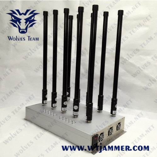 VHF UHF GSM 3G 4G 5Gの携帯電話信号の妨害機GPS WiFi/Bluetooth Lojackの妨害機の会議室の使用