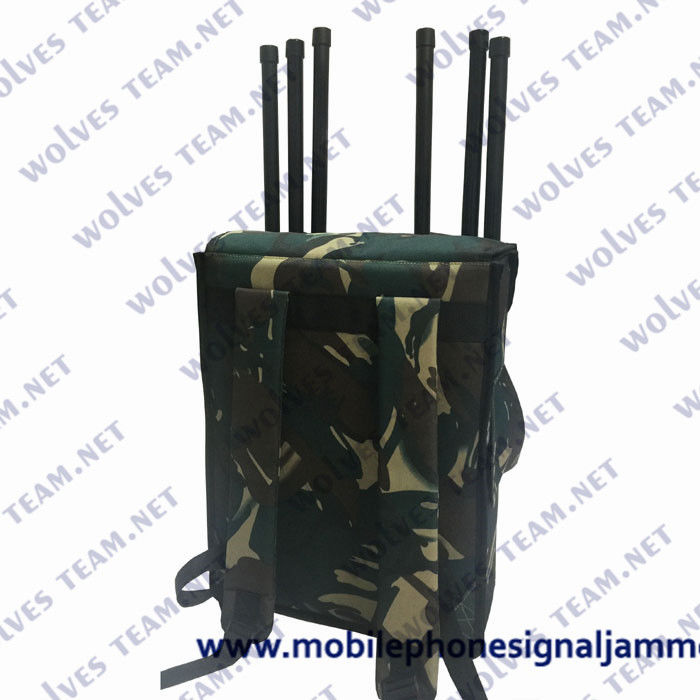 GSM CDMA 3G 4G 5G WiFi 2.4Gの携帯電話の妨害機を妨げる850MHz 2100MHz 2400MHz信号の妨害機をカスタマイズしなさい