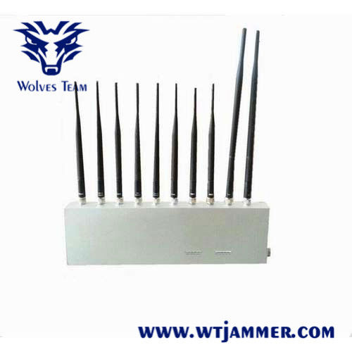 10のバンド妨害機16ワットの3G 4G GPS WiFi LoJack VHF UHF信号の