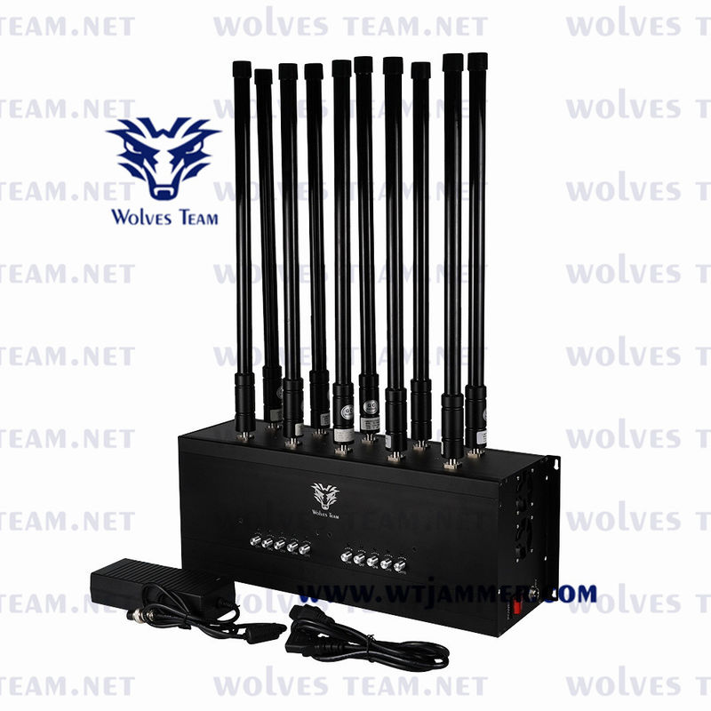 GSM 3G 4G LTE 5G 50mの携帯電話の妨害機のLojack VHF UHF