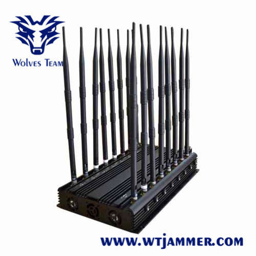 L1 L2 L5 Lojack携帯用信号の妨害機18のアンテナ3G 4G 5G WiFi UHF VHF 35W