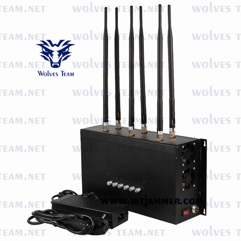 GSM CDMA DCS PCS 35Wの携帯電話信号の妨害機3G 4G LTE 4G WIMAX