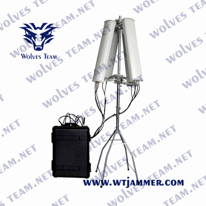 軍VIP車の護送のためのUMTS WCDMAのペリカンIP65 VHF UHFの妨害機900W