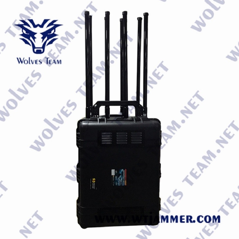 300W CDMA EODのための携帯用信号の妨害機5.8G GPS 3G 4G 5G GSM WIFI