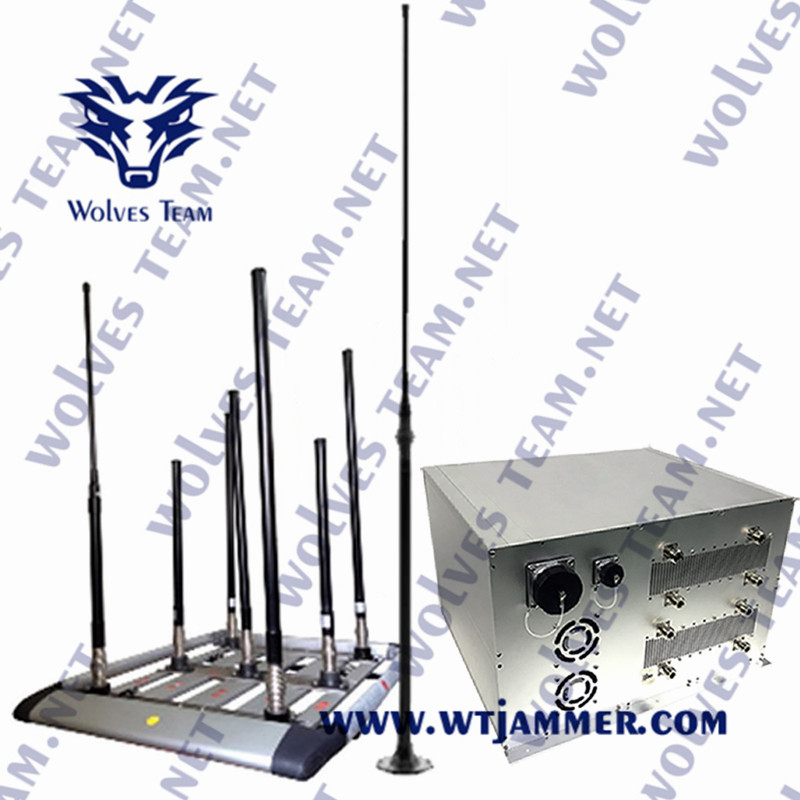 DDSの護送システムとの330W IEDの爆弾の妨害機WIFI VHF UHF GPS 4G 5G