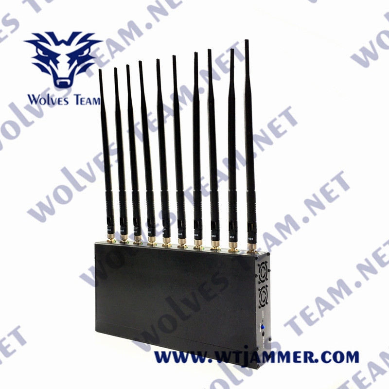 UHF VHF屋内信号の妨害機12W 3G 4G GPS WiFi LoJack 10のアンテナ