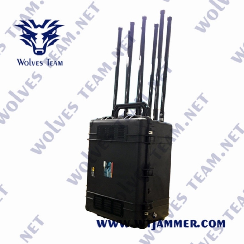 300W Lte Military Signal Jammer 8 Channels 2G 3G 4G 5G GSM CDMA Anti Terrorism