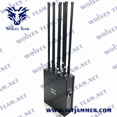パワフル バックパック 携帯電話 ジャマー 携帯 UHF VHF GSM 3G DCS 4G 5G 信号 ジャミング 覆盖100m