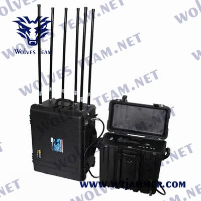 高い発電UHF VHF携帯用信号の妨害機のWiFi GPS GSM IEDの爆弾