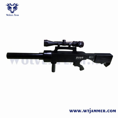 手持ち型のタイプ1200メートルの4バンドGPS WIFI2.4G WiFi5.8g無人機信号の妨害機