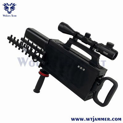 手持ちの携帯ドローン信号周波数 RF 433MHz WiFi 5.8g Gpsl1 信号妨害器