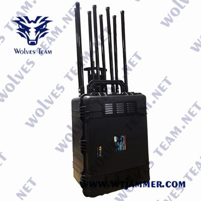 各周波数制御 VHF UHF WIFI 携帯電話信号妨害器 独立したRFオン/オフスイッチによって