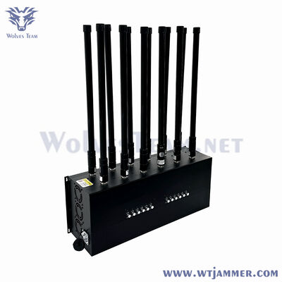 12 バンド デスクトップ WiFi GPS ジャマーブロック 4G 5G & モバイルネットワーク